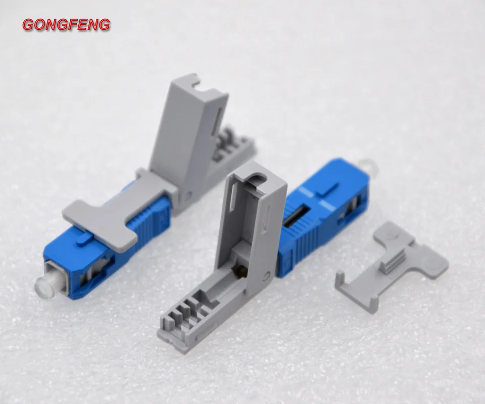 100 шт. новинка волоконно оптический Быстрый разъем SC/PC/APC одномодовый