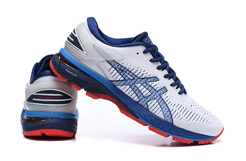 Горячая Распродажа ASICS Gel Kayano 25 мужские кроссовки обувь s спортивная обувь для бега европейский размер 40,5-45