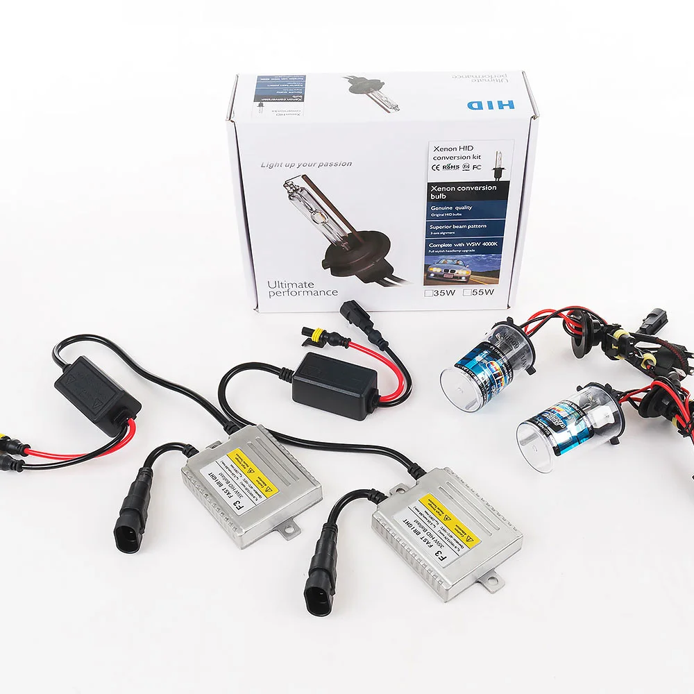 H4 xenon with halogen 12v F3 35w hid kit Fast Bright Ballasts HID lamp Kit | Автомобили и мотоциклы