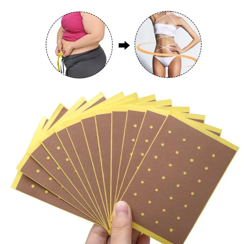 

12Pcs/bag Natural Slimming Stick Fat Burn Slimming Navel Sticker Slimming Patches For Diet Weight Loss Health Care Hot