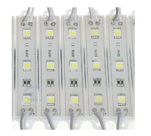 100pcsx супер яркий 5050 Светодиодный модуль SMD 3 светодиодный S светильник
