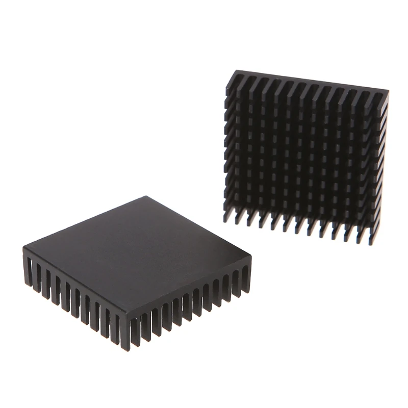 

2 Pcs/Set 40*40*11mm Aluminum Cooling Heatsink Block Extruded Radiator Cooler