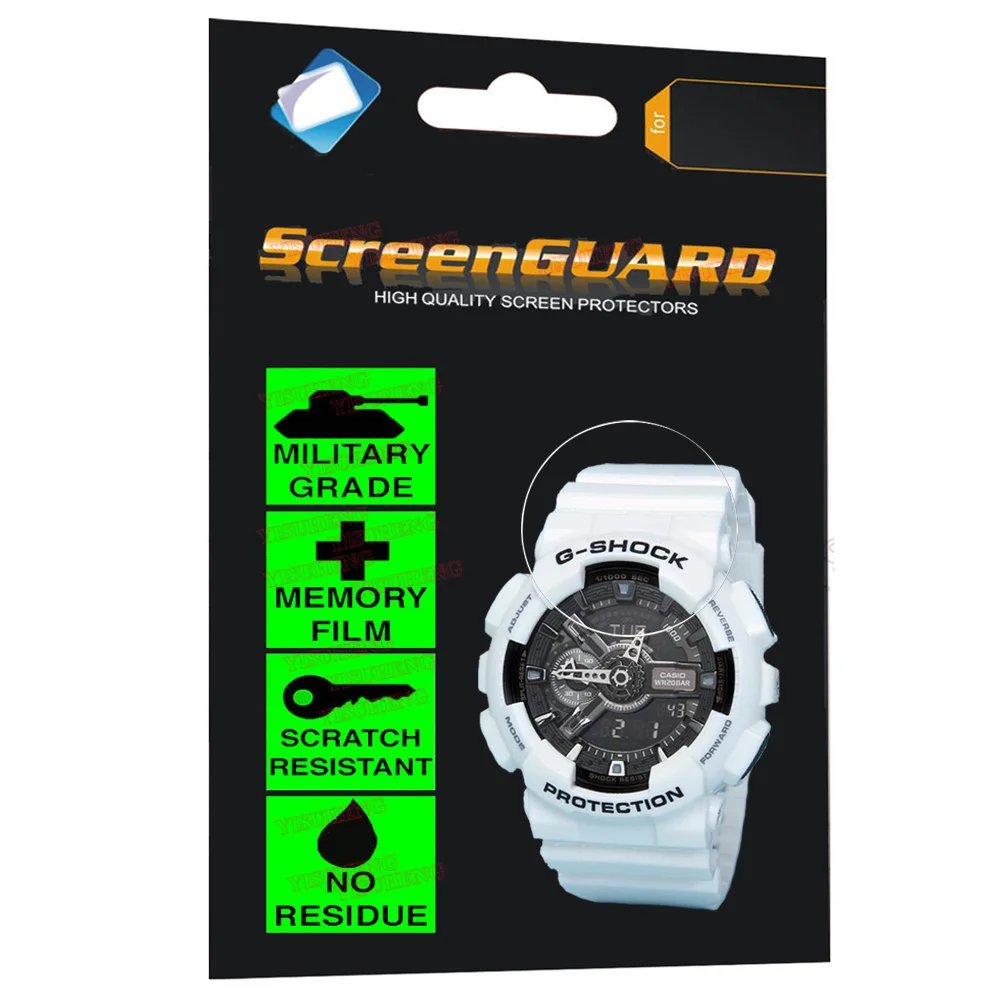 Военная Униформа класс анти шок плёнки для CASIO часы G SHOCK Аналоговый Цифровой HEAVY