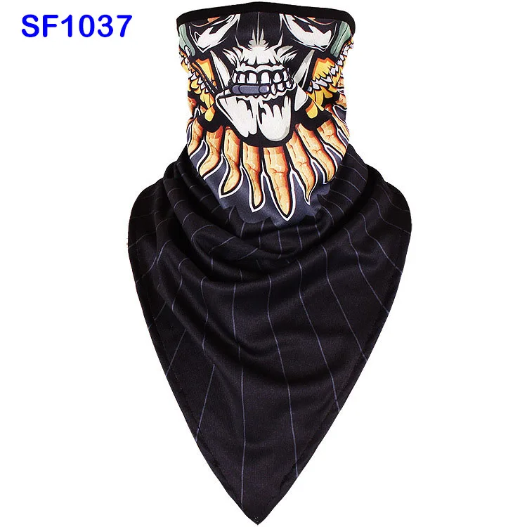 WildSurfer плюс треугольные Braga Cuello походные шарфы для верховой езды дышащие полулицевые маски черепа велосипедная Лыжная бандана для рыбалки FJ37