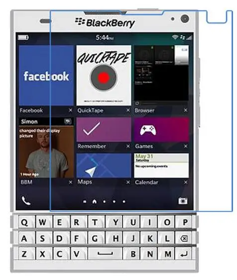 2 шт./лот HD фильм Прозрачный Протектор Экрана для Blackberry Z30 телефон Ясно Передняя