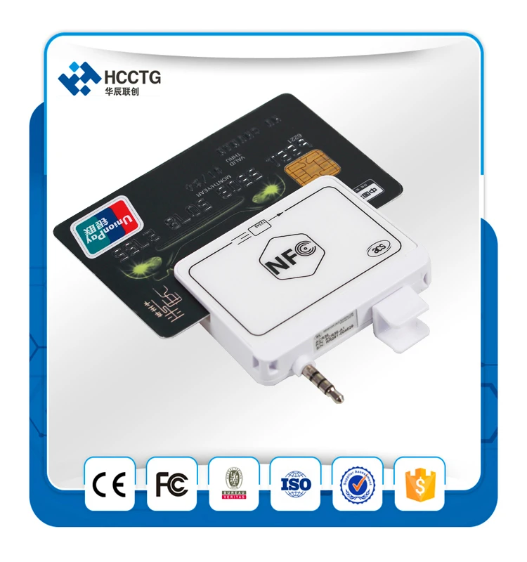ACR35 аудио порт POS машина Bluetooth NFC считыватель смарт карт/Писатель|smart card reader|card reader