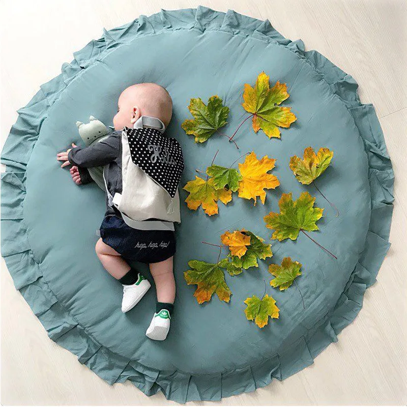 Детский коврик для скалолазания круглый детский игровой ползания напольный