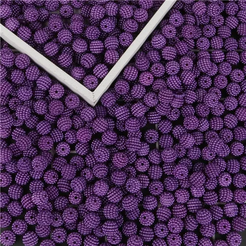 Dark Purple 100 шт./лот, высокое качество, цветные 10 мм круглые пластиковые ABS имитация жемчуга, сделай сам, одежда, тканевые бусы, ожерелье, бисер для изготовления ювелирных изделий - Цвет: Dark Purple