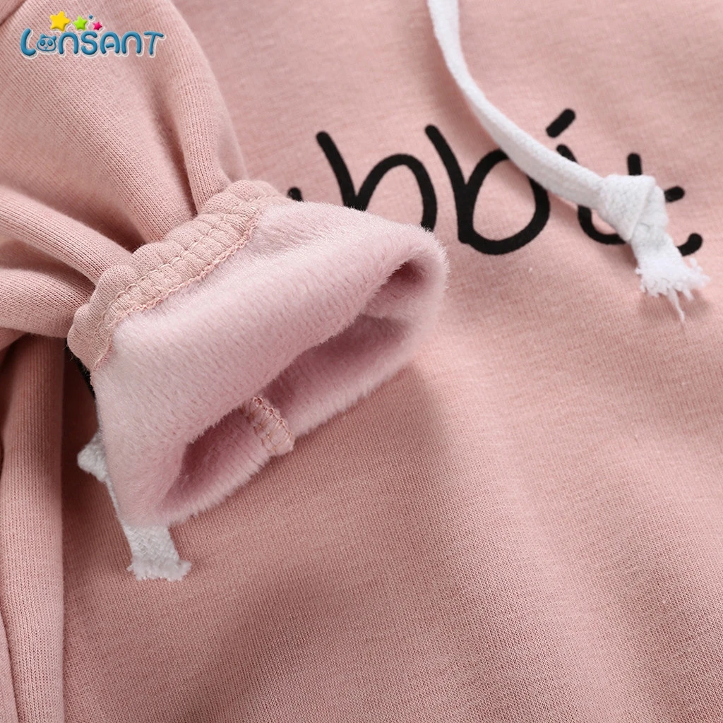 Боди с длинными рукавами и надписью LONSANT Одежда для малышей Ropa De Bebes новорожденных