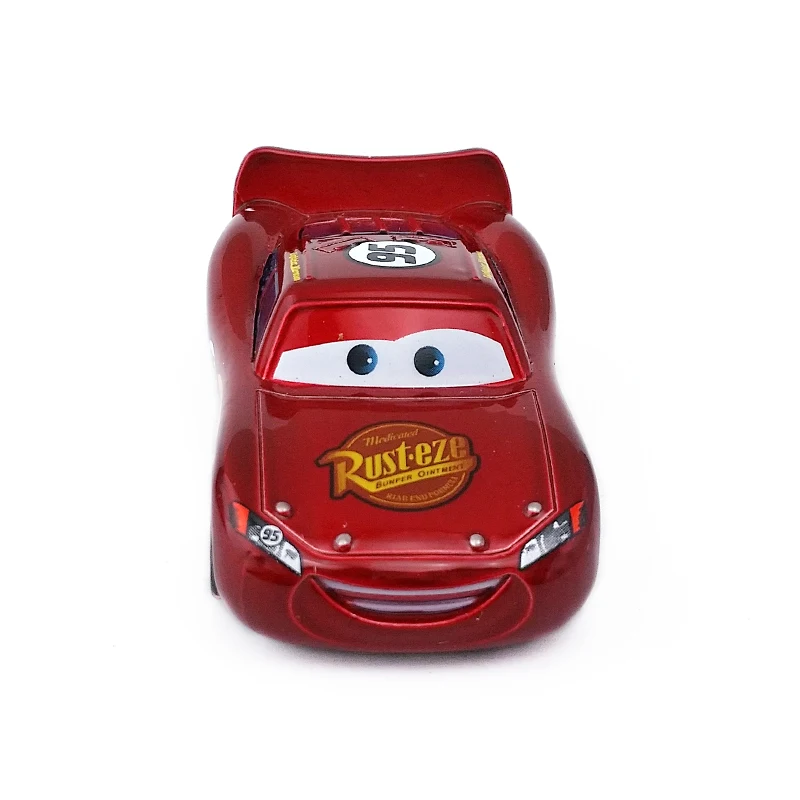 Disney Pixar Cars 2 3 Lightning McQueen Mater Jackson Storm Cruz Lizzie 1:55 литая под давлением модель игрушечного