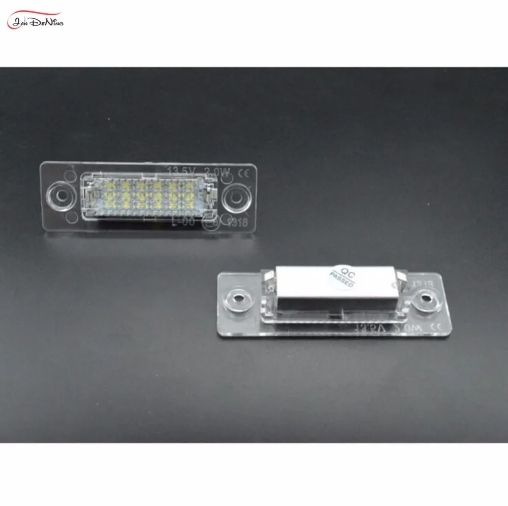JanDeNing 2 шт. без ошибок 18 светодиодных номерных знаков для VW Caddy/Jetta/Passat/Transpiarter |