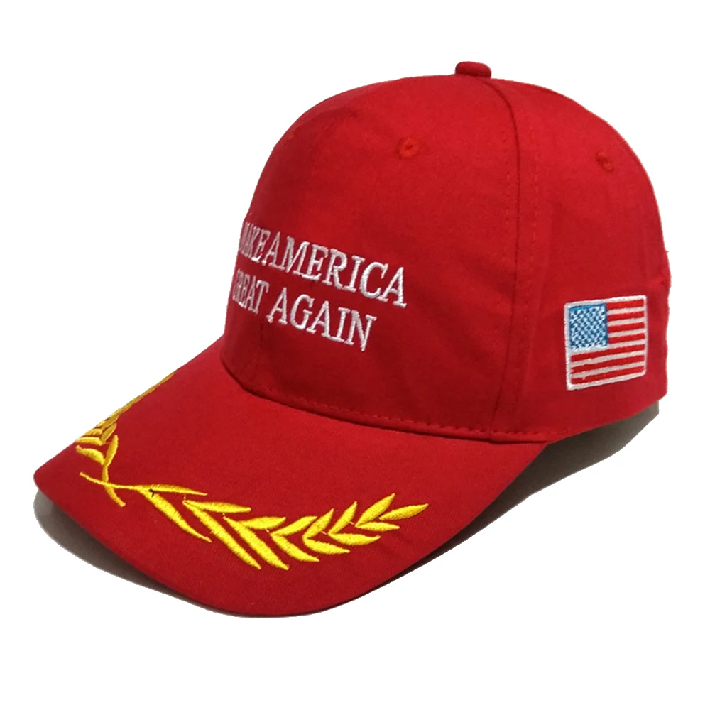 Мужская кепка с буквенным принтом Make America Great Again Регулируемая Кепка вышитым
