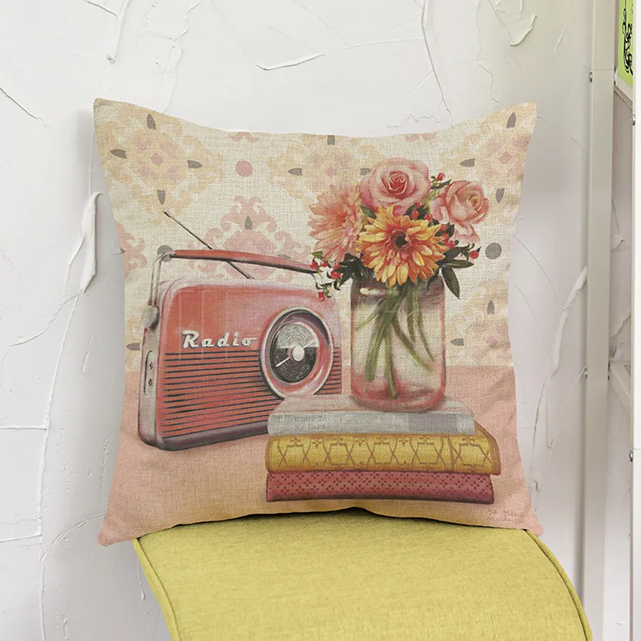 Классический Европейский Винтажный домашний стиль Подушка винтажная камера для
