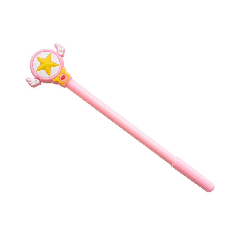 Helpro 0 5 мм Милая волшебная палочка для девочек гелевая ручка Kawaii черные чернила