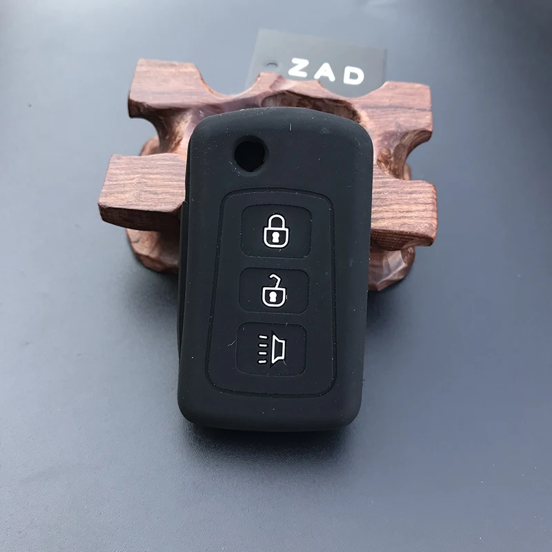Чехол для автомобильного ключа ZAD силиконовый чехол с кожаным чехлом Great Wall Haval Hover