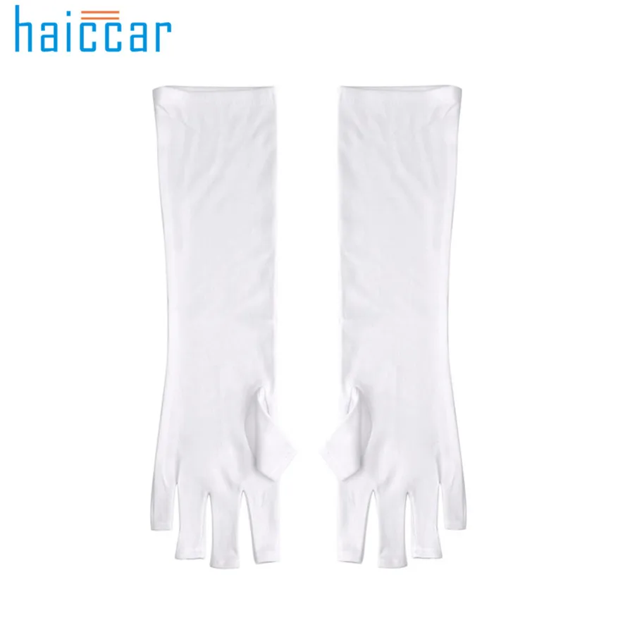 Новый HAICAR 1 пара ногтей маникюр перчатки с защитой от УФ для UV