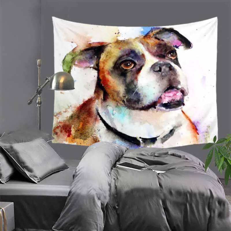 130x150 см гобелен iol Wolf dog 100% полиэстер 3D панда масло лев собака домашний