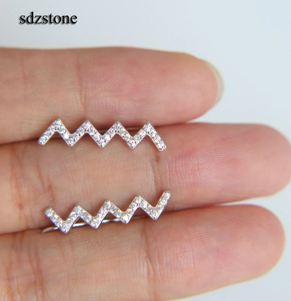 Женские длинные серьги из серебра 925 пробы с фианитами|fashion jewelry earrings|jewelry earringsearrings
