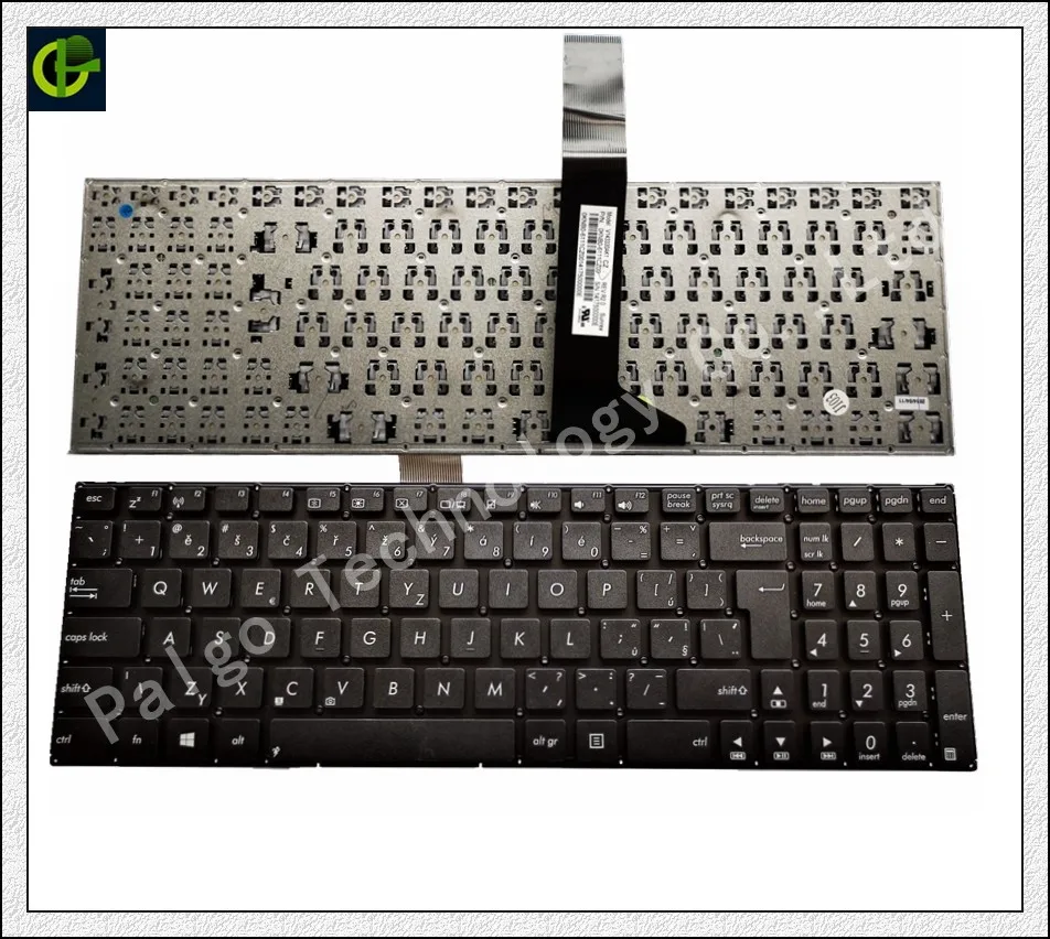 Чешская клавиатура для Asus R510L R510EP R510LA R510LB R510J R510LC R510LD R510V R510C R508 R508C R508CA S501 CZ Подходит