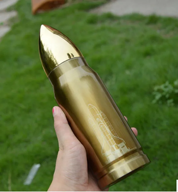 Нержавеющая чашка пули 350 мл ракета вакуумная колба бутылка для мужчин тепло