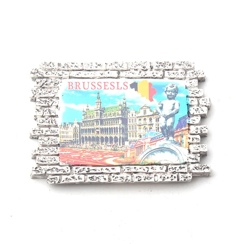 Costinesti Eforie Malaga brassesls 3d Магнитные магниты на холодильник креативные сувениры