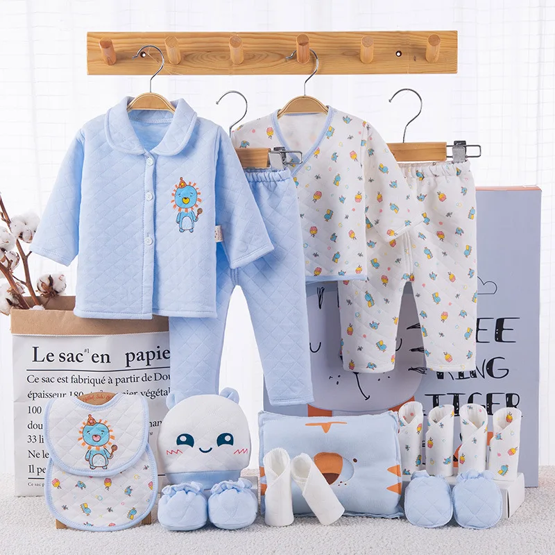 

2020 Winter Thick Newborn baby girls Clothing 0-6months infants baby clothes girl boys clothing baby gift set without box