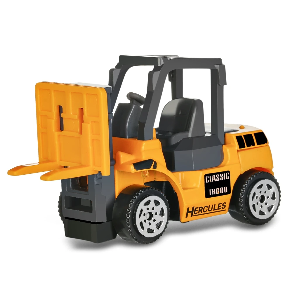 6 шт./компл. Мини Сплав инженерный автомобиль литой самосвал Модель автомобиля