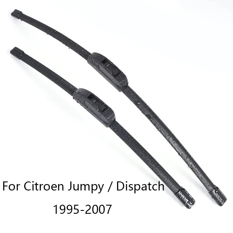 1995-2007 Щетки стеклоочистителя лобового стекла для Citroen Jumpy/форма отправки 1995 1996 1997 1998 1999 2000 до Резина стеклоочистителя лобового стекла автомобиля - Цвет: 1995-2007