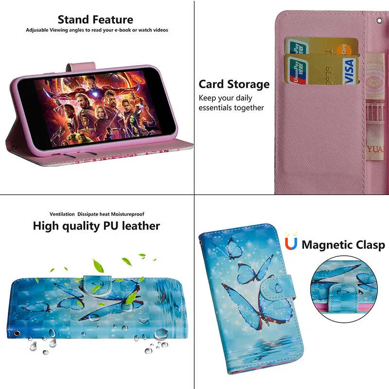 Чехол для Samsung Galaxy A 10 2019 sm-A105 A105F/DS SM-A105F/DS A10 A105 кожаный чехол-Бумажник телефона с