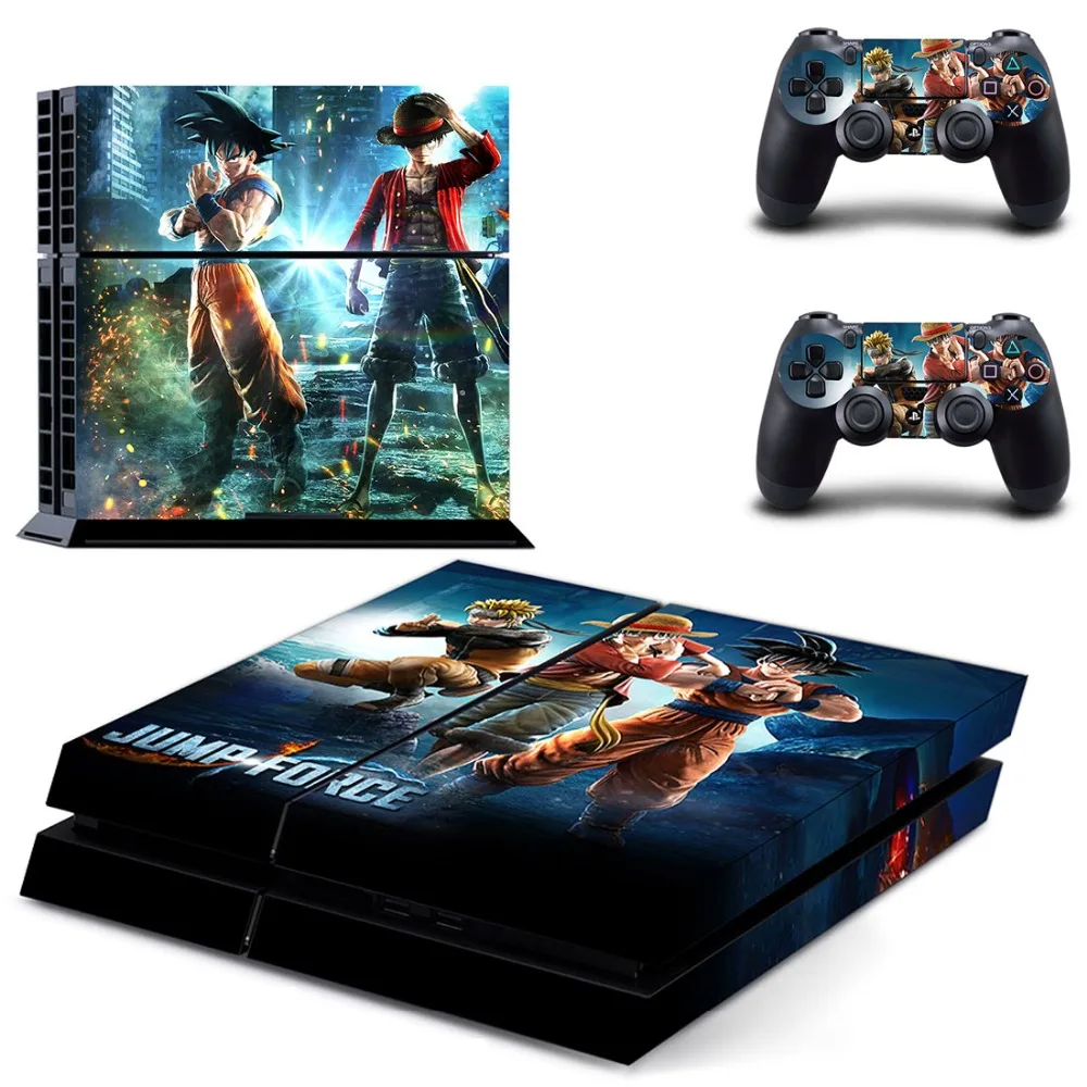 Jump Force One Piece Dragon Naruto PS4 наклейка на кожу Виниловая для Sony Playstation 4 консоль и