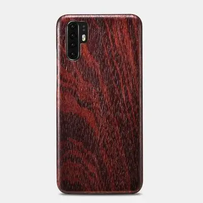 Чехол для телефона из натурального дерева для huawei P30 PRO P30, P30 Lite, чехол-накладка из черного ледяного дерева, грецкого ореха, красного розового дерева, черного розового дерева - Цвет: P30PRO redRosewood
