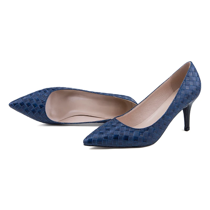 Брендовая женская обувь Весенние женские туфли-лодочки на высоком каблуке