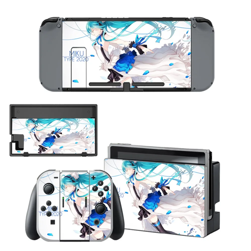 Наклейка для Nintendo switch Hatsune Miku Виниловая наклейка Switch консоль NS контроллер Joy-con |