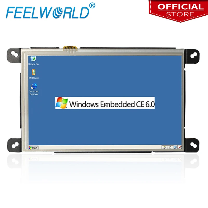 Feelworld W759 7 дюймов промышленный встроенный ПК WinCE 6 0 Linux с портом Lan RJ45 RS232 все в одном