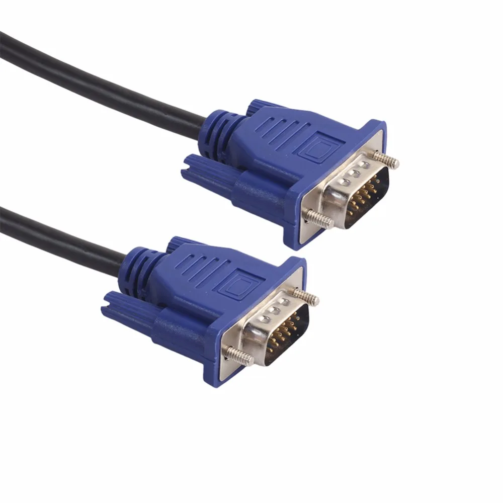 Удлинительный видеокабель с разъемом Папа папа для монитора VGA Кабели HDTV