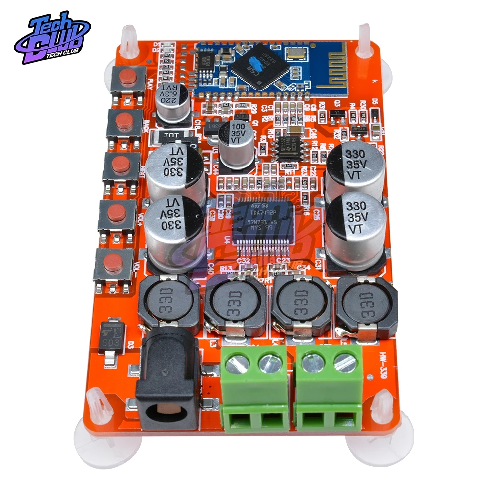 DC 8-25V TDA7492P 25W + Bluetooth 4 0 беспроводной цифровой аудиоприемник Плата усилителя |