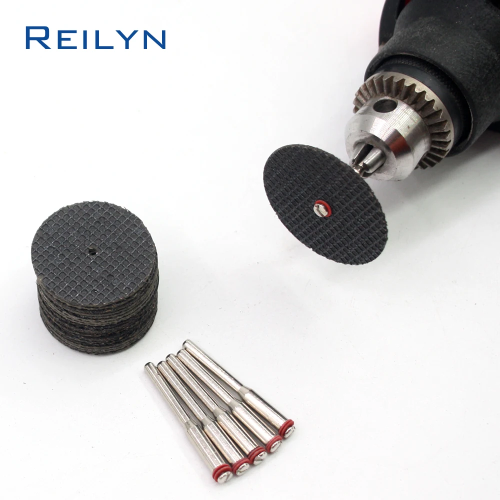 Reilyn 32 мм/38 мм черная сетка зернистый резак лезвия для резки металла Dremel/электрическая шлифовальная машина зубчатая коронка резка Металлообработка материалы