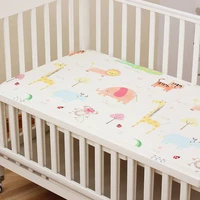 1 piece cotton crib fitted sheet for newborns cot mattress elastic cover anti dirty bed sheet baby boys girls bedding 15 colors