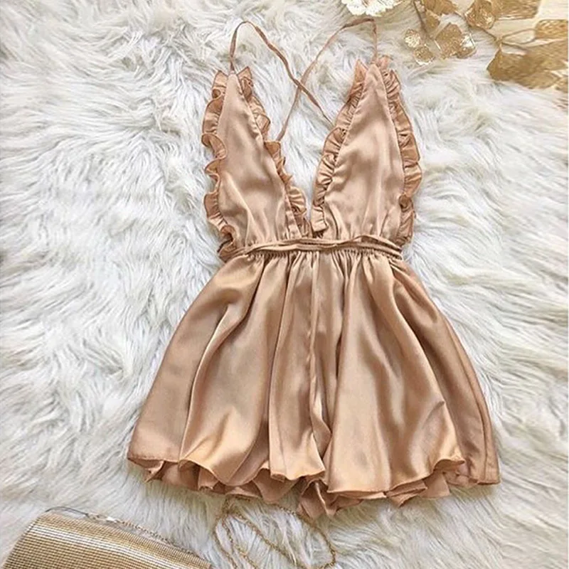 Мода 2018 женские комбинезон комбинезоны для девочек свободные Повседневное