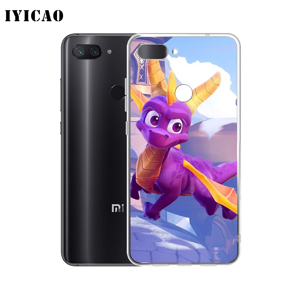 Мягкий силиконовый чехол для телефона IYICAO Spyro The Dragon Xiaomi Redmi 4A 5A 6A Note 7 6 5 Pro Plus 4X