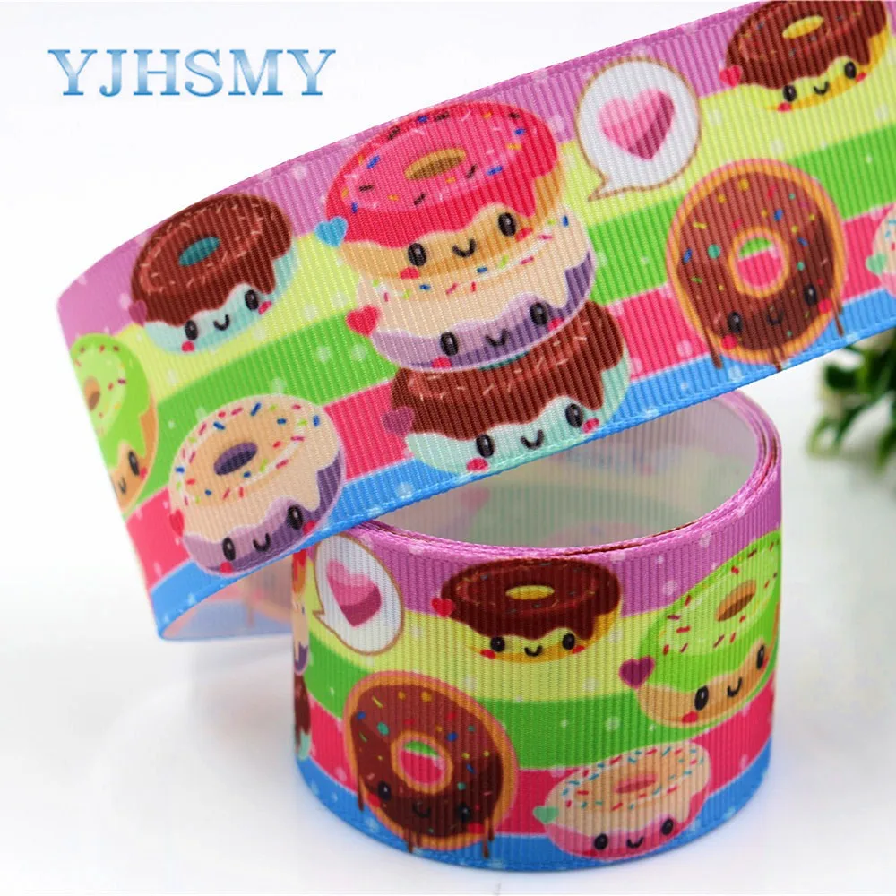 YJHSMY C-171227-379 38 мм 5 ярдов свитшот с изображением медведя из мультфильма grosgrain ленты