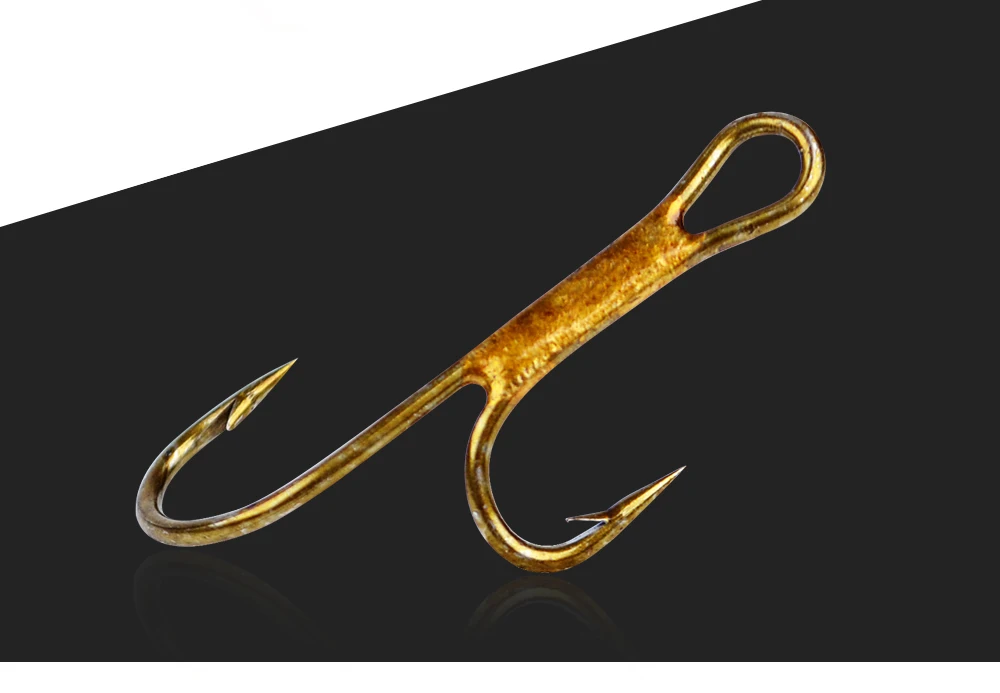 FISH KING 20 шт./лот 1#2#4#6#8# золотая углеродистая сталь рыболовные острые Крючки с окантовкой ножей Золотой колючий крючок рыболовные снасти