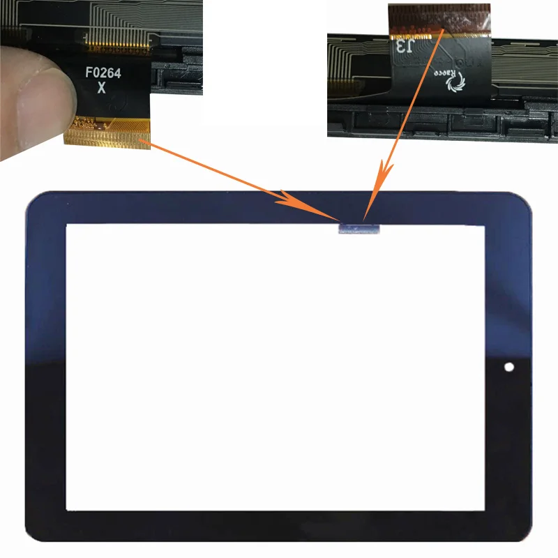 RLGVQDX новый сенсорный дигитайзер экран для Nextbook 8 двухъядерный NX008HD8G F0264 XDY 198x150 мм