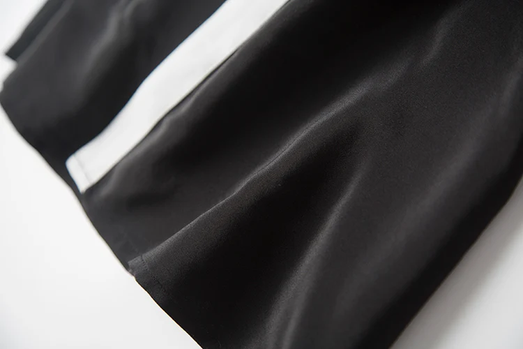 new 19 momme silk dress trimmed stitching