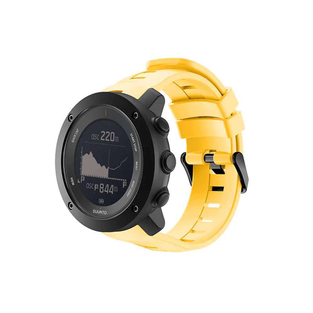 Для SUUNTO AMBIT3 вертикальный Frontier/классический силиконовый спортивный ремешок на запястье сменный ремешок для SUUNTO AMBIT3 вертикальные Смарт-часы