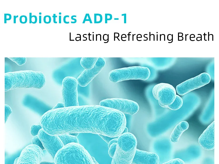 Avec Moi Probiotics зубная паста, водный вкус мяты, антибактериальная зубная паста, стойкий свежий бриз, эффективное отбеливание зубов