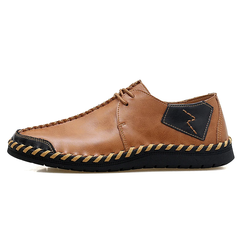 ZUNYU New Spring Summer Genuine Leather Men Casual Shoes Breathable Lace up Loafers Flats Mens Moccasins Big Size 38-47 | Обувь