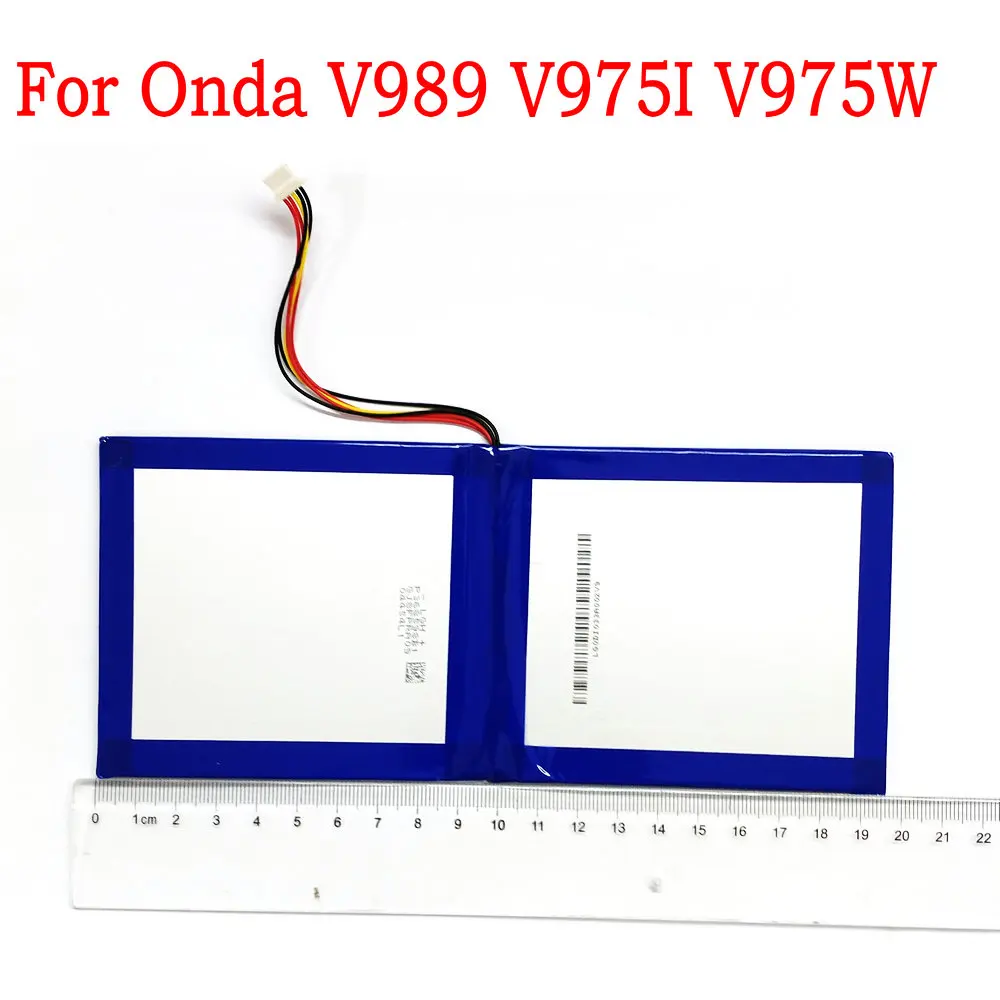 Высококачественный 5 проводной аккумулятор 3 7 В 9000 10000 мАч для Onda V989 V975I V975W 9