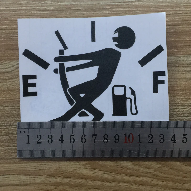 Автомобильный стиль 12 7 см * 9 высокая потребляемая в Газе наклейка топливный