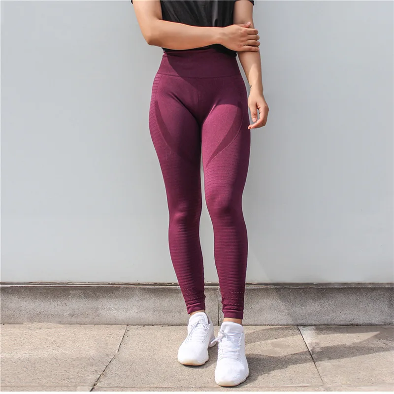 

DUOYANG 2022 Yoga Pants Black Sport Leggings High Waist Push Up Sexy Gym Running Workout Sport Fitness Leggings For Women
